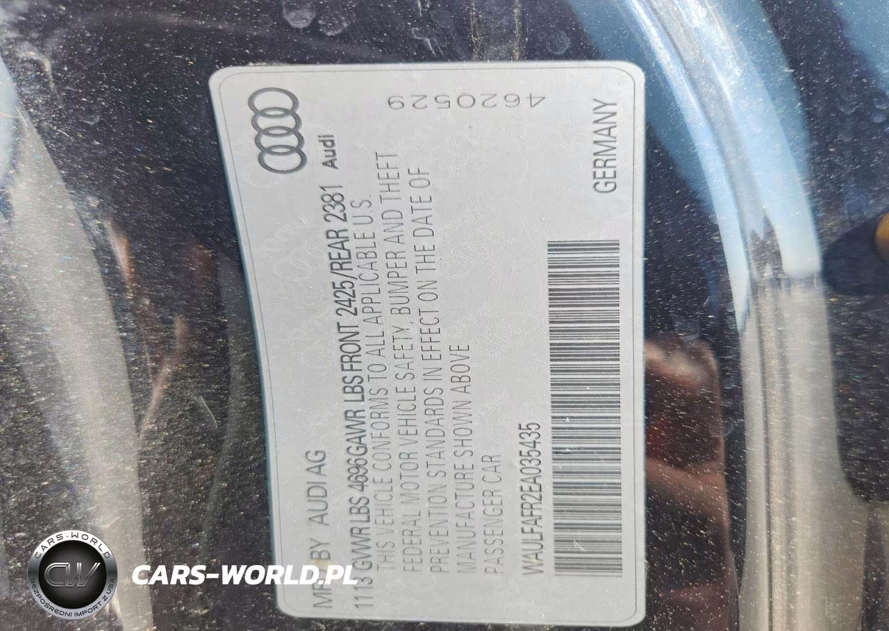 2014 Audi A5 Premium Plus VIN:WAULFAFR2EA035435 - 12