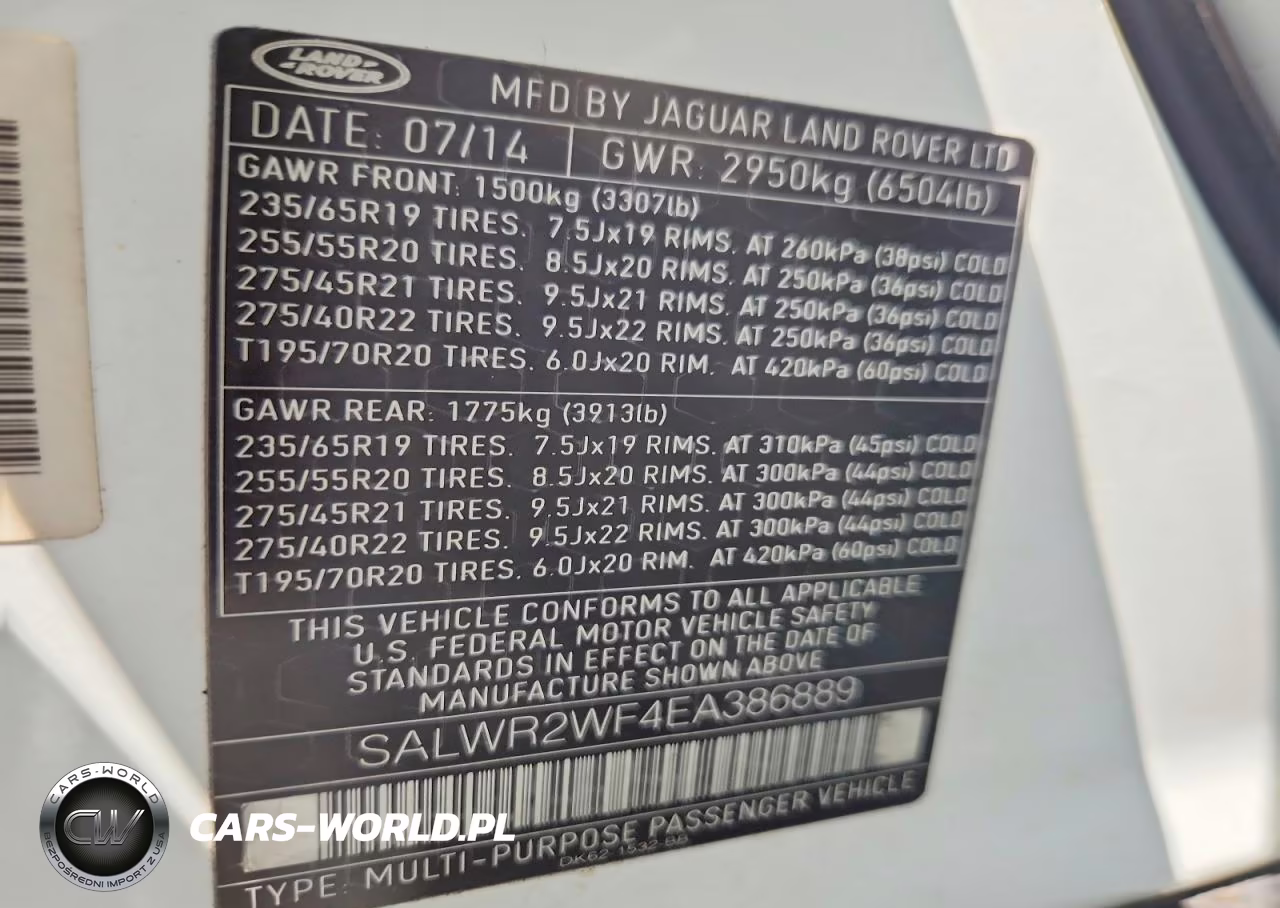 2014 Land Rover Range Rover Sport Hse VIN:SALWR2WF4EA386889 - 13