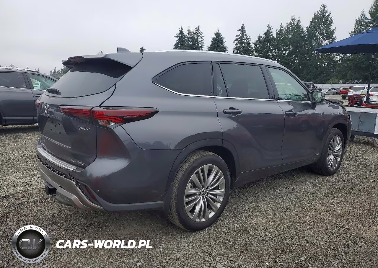 2025 Toyota Highlander Hybrid Platinum VIN:5TDEBRCH5SS673369 - 3