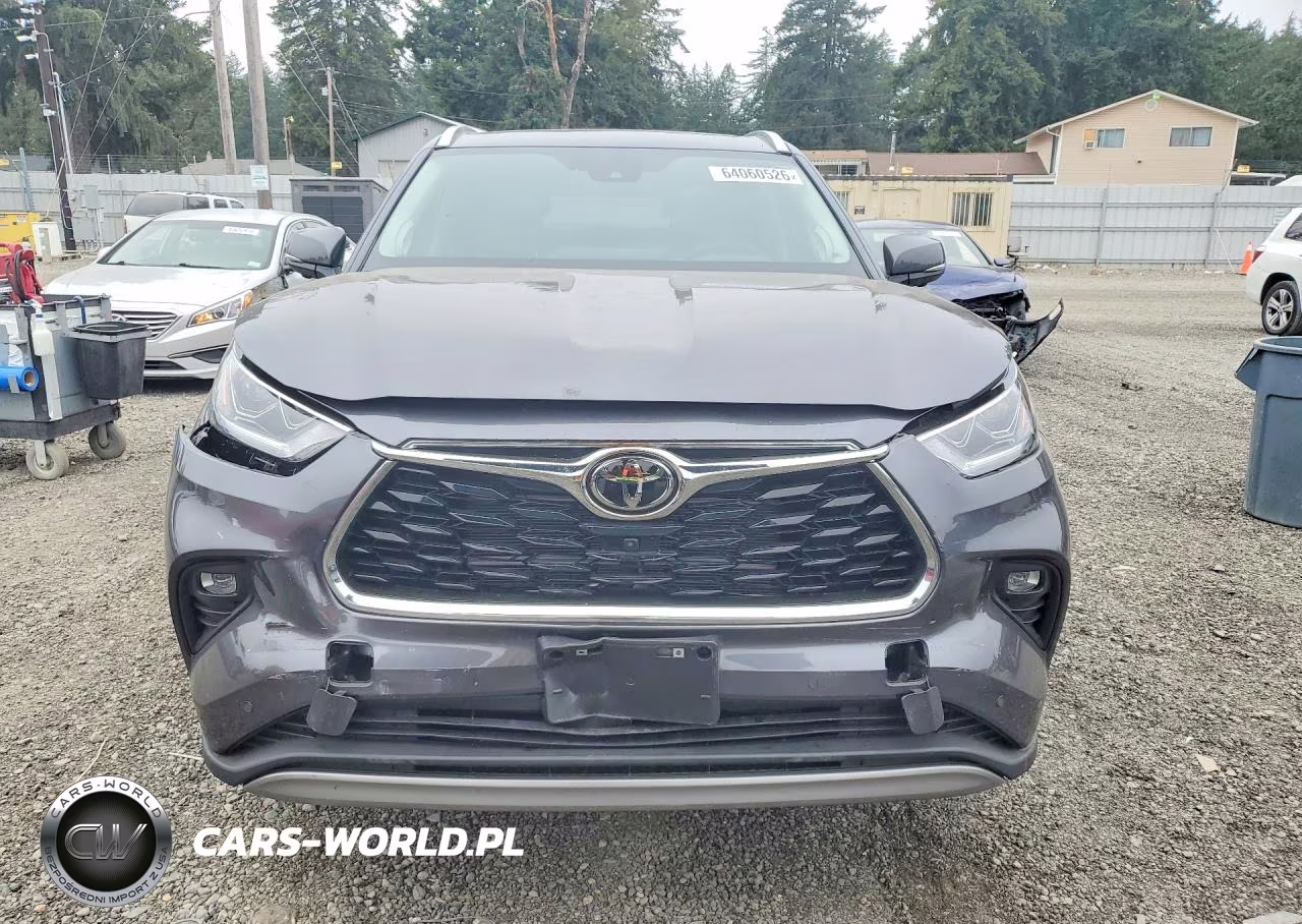 2025 Toyota Highlander Hybrid Platinum VIN:5TDEBRCH5SS673369 - 5