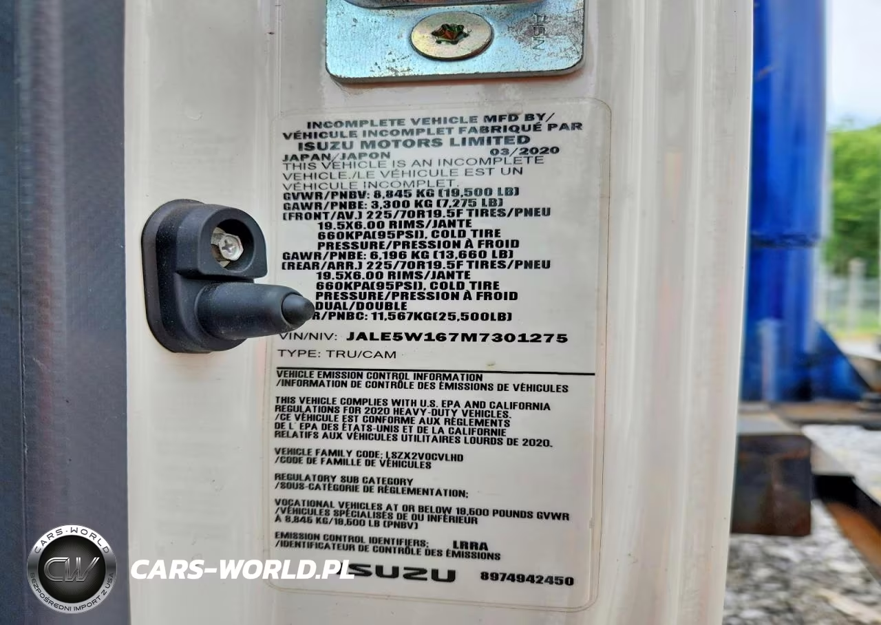 2021 Isuzu Nrr VIN:JALE5W167M7301275 - 12