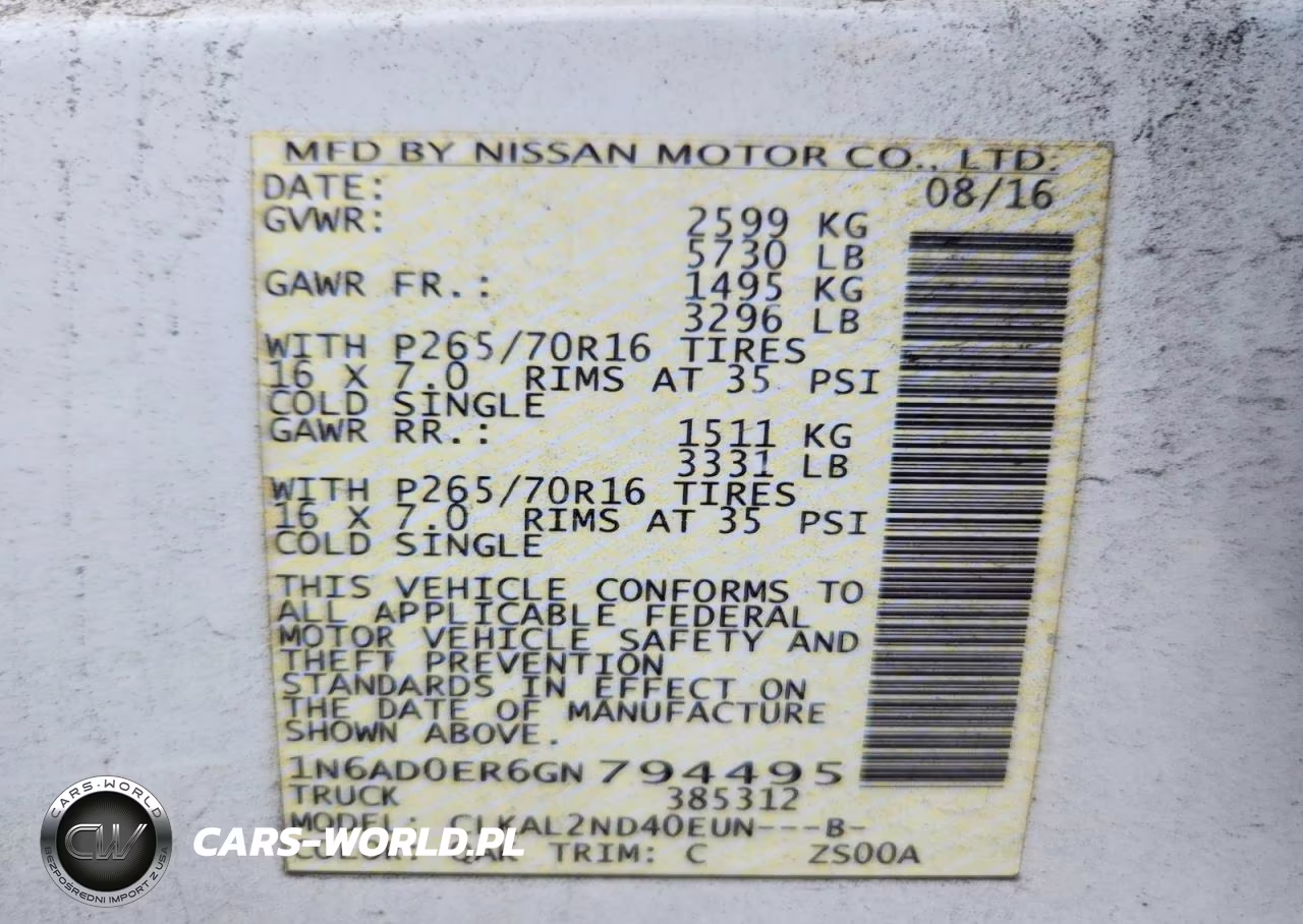 2016 Nissan Frontier Sv VIN:1N6AD0ER6GN794495 - 12