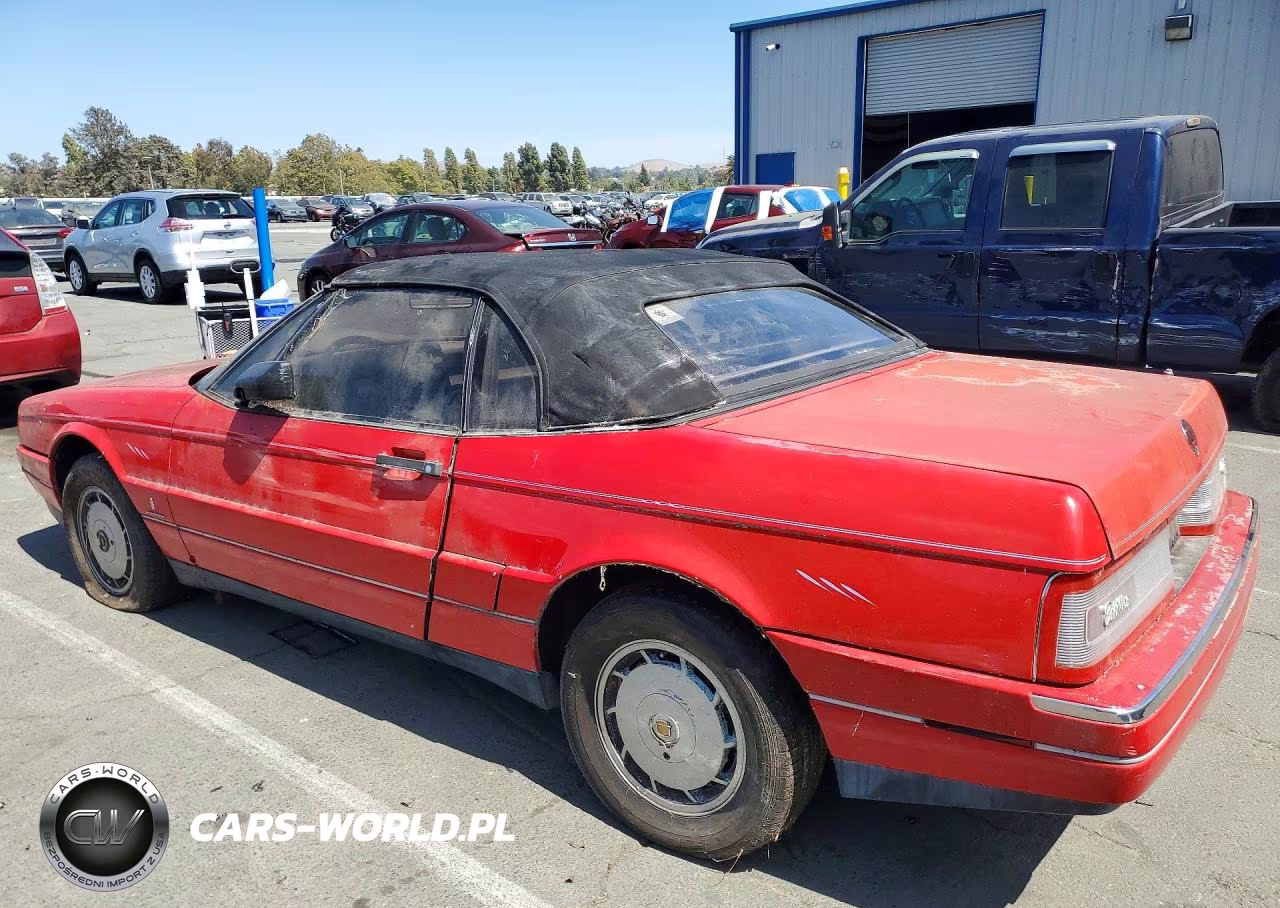 1988 Cadillac Allante VIN:1G6VR3177JU101574 - 2
