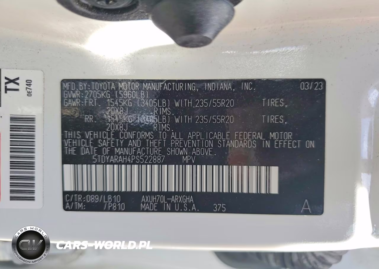 2023 Toyota Highlander Hybrid Limited VIN:5TDYARAH4PS522887 - 14