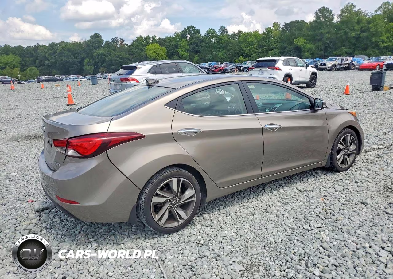 2015 Hyundai Elantra Limited VIN:5NPDH4AE2FH610702 - 3