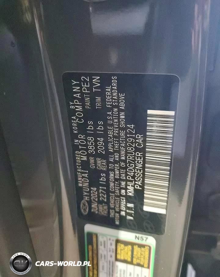 2024 Hyundai Elantra Limited VIN:KMHLP4DG7RU829124 - 12