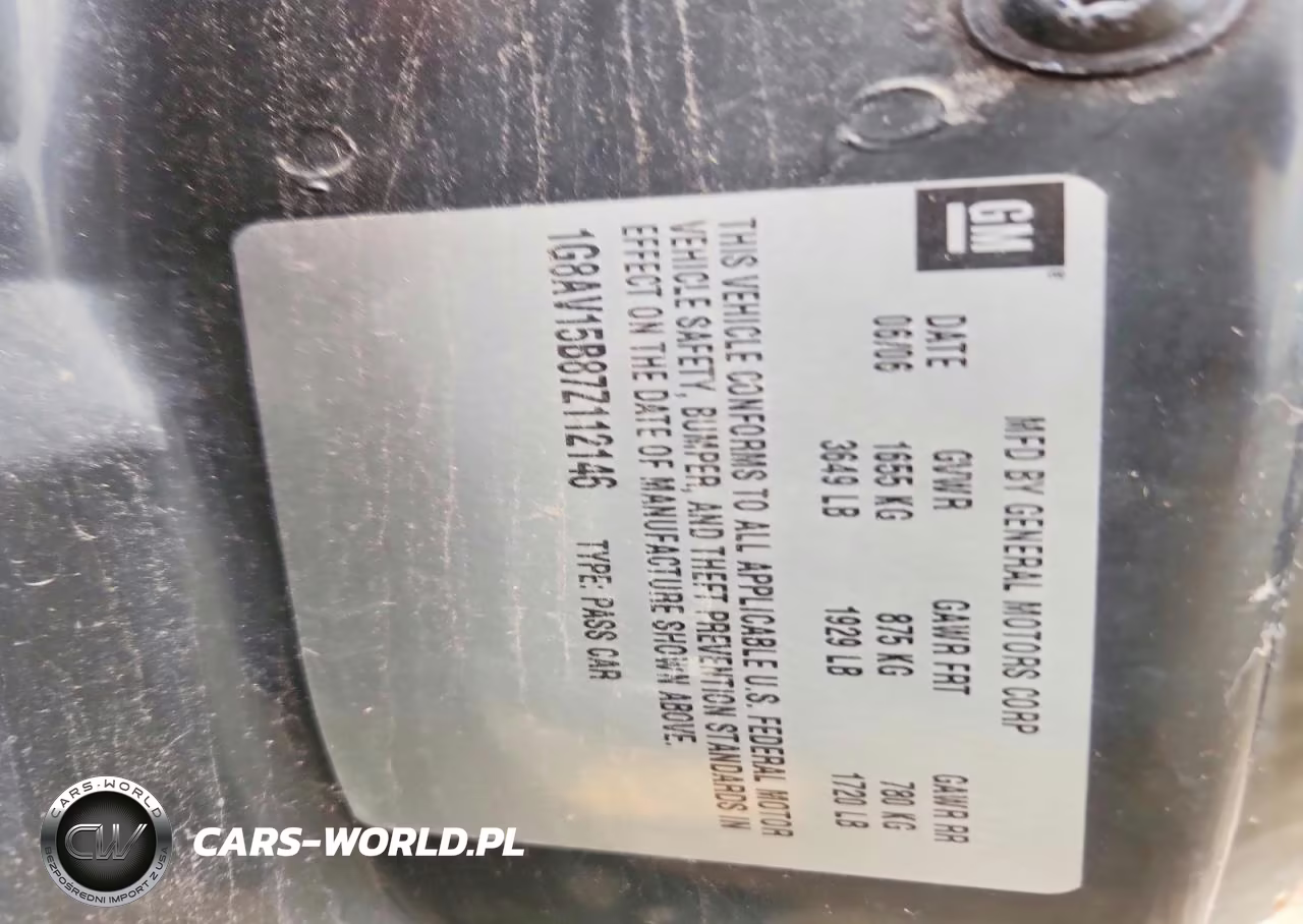 2007 Saturn Ion Level 3 VIN:1G8AV15B87Z112146 - 12