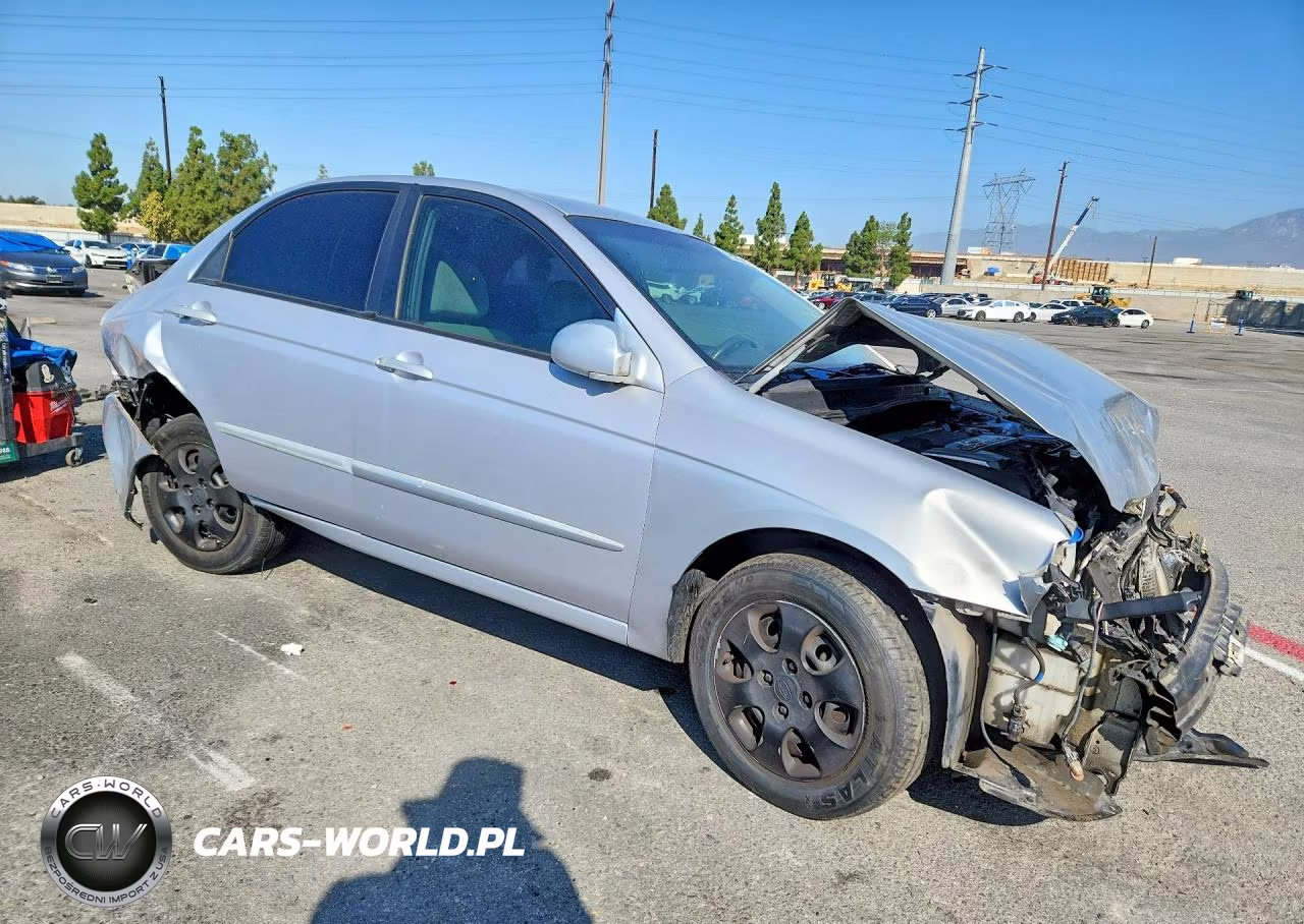 2005 Kia Spectra Lx VIN:KNAFE122455204646 - 4