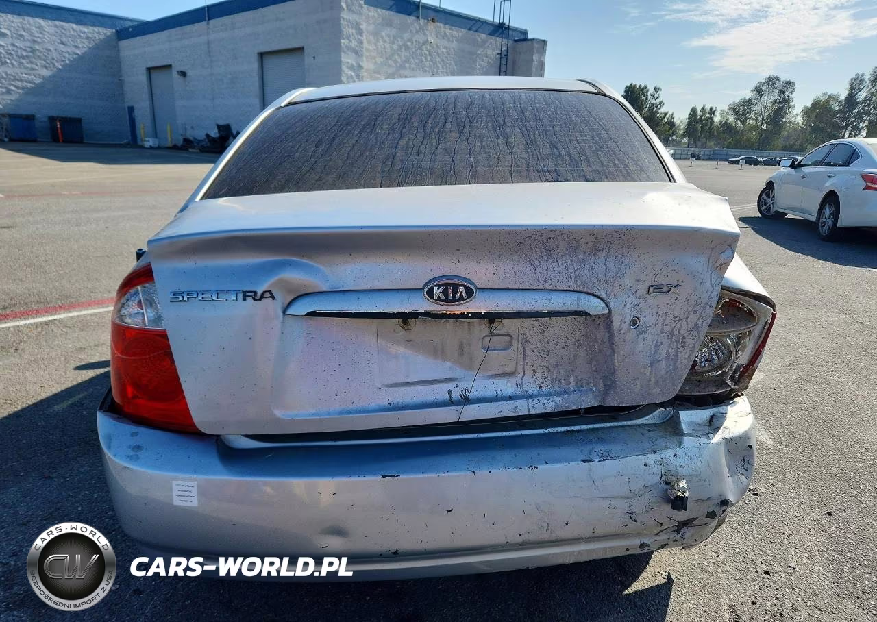 2005 Kia Spectra Lx VIN:KNAFE122455204646 - 6