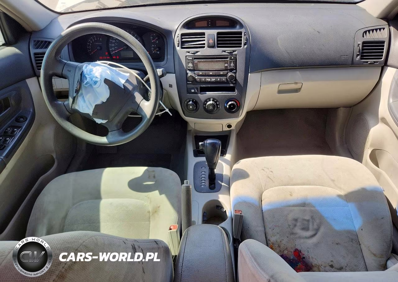 2005 Kia Spectra Lx VIN:KNAFE122455204646 - 8