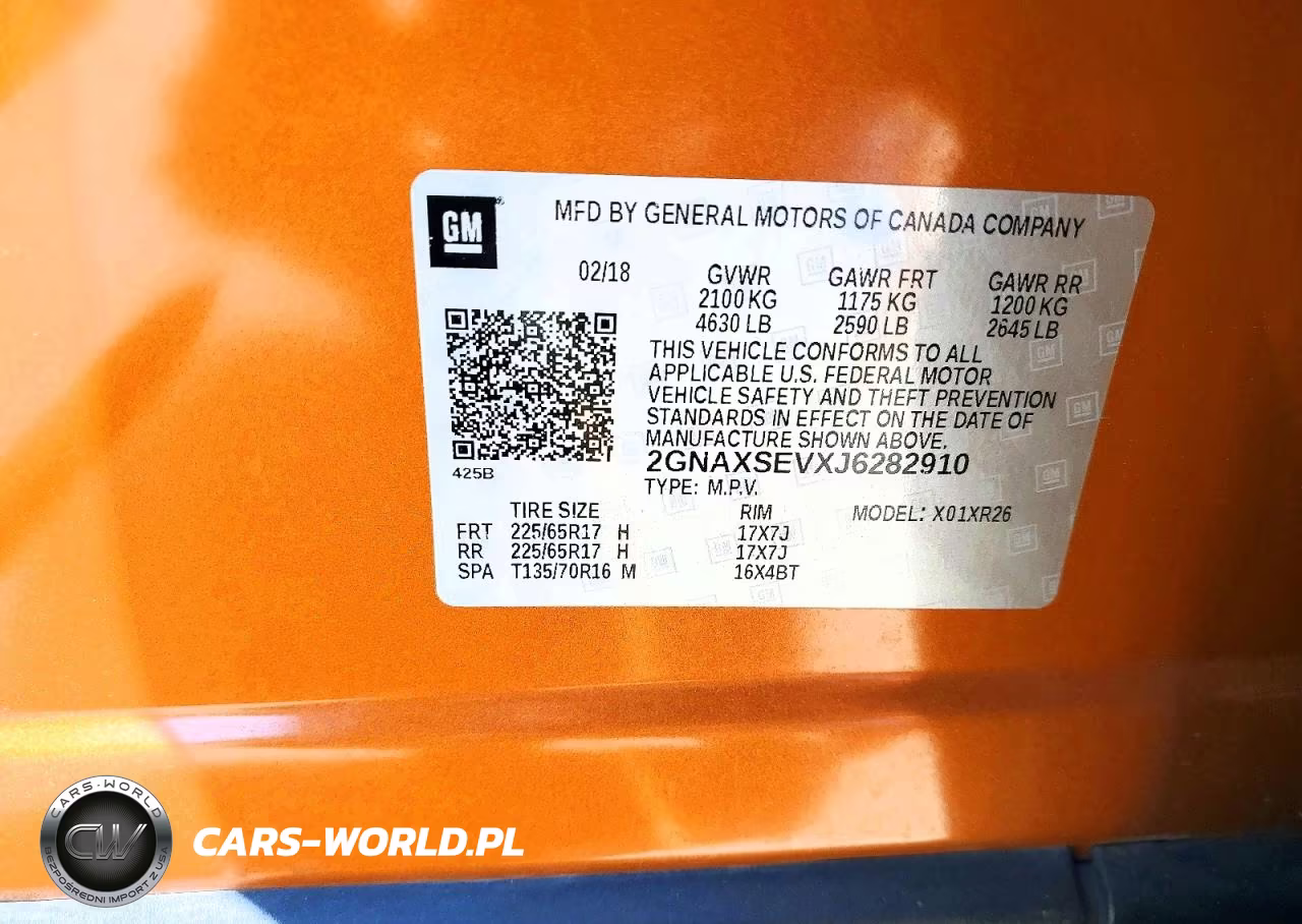 2018 Chevrolet Equinox Lt VIN:2GNAXSEVXJ6282910 - 13