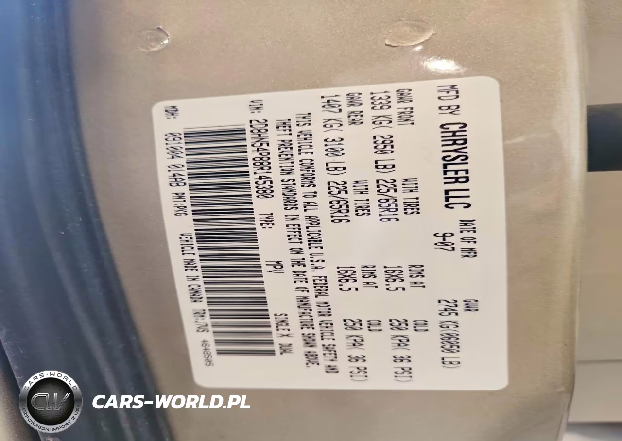 2008 Dodge Grand Caravan Sxt VIN:2D8HN54P88R145380 - 12