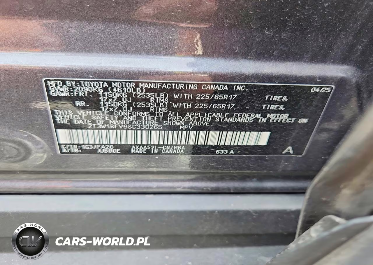 2025 Toyota Rav4 Xle VIN:2T3W1RFV9SC330265 - 12