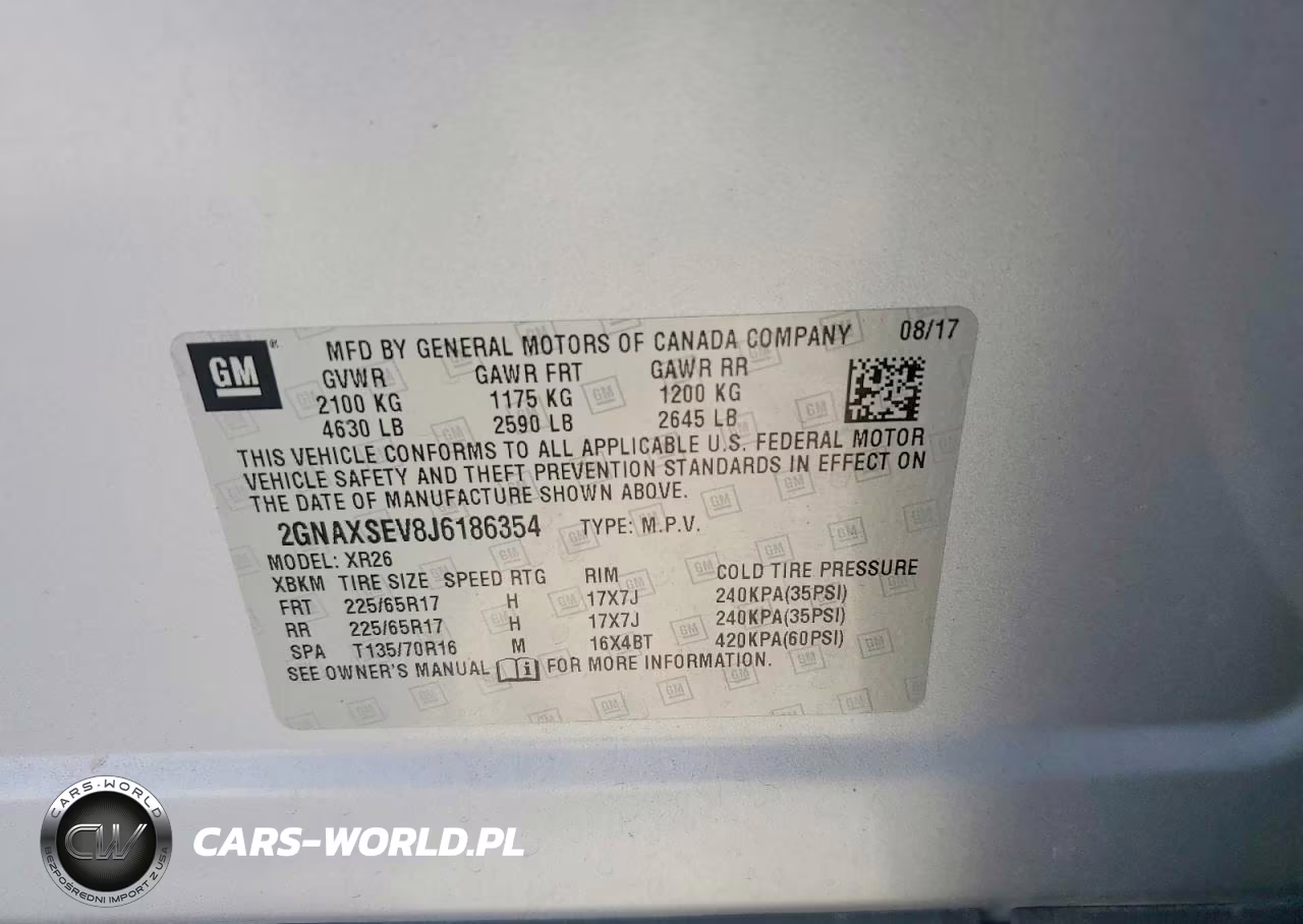 2018 Chevrolet Equinox Lt VIN:2GNAXSEV8J6186354 - 13