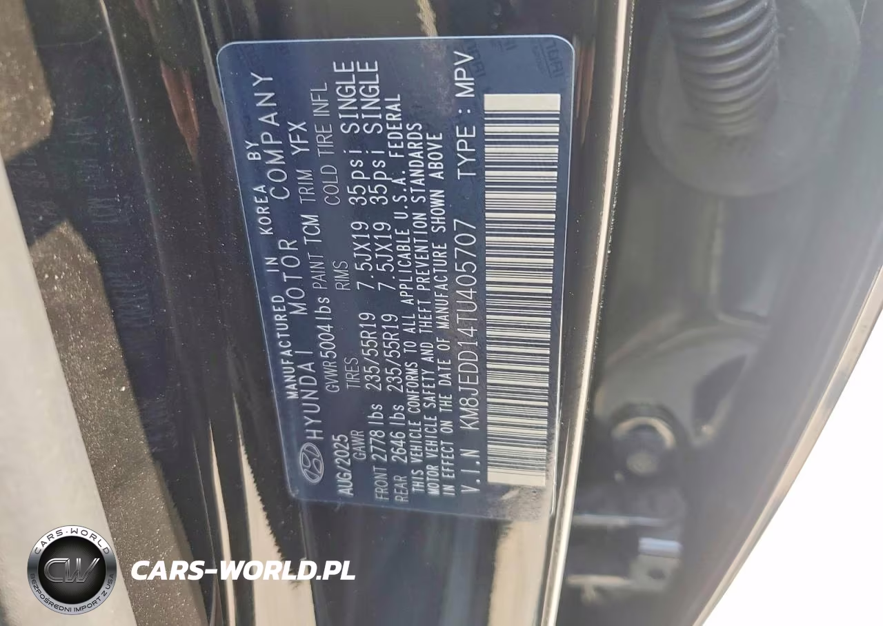 2026 Hyundai Tucson Hybrid Limited VIN:KM8JEDD14TU405707 - 13
