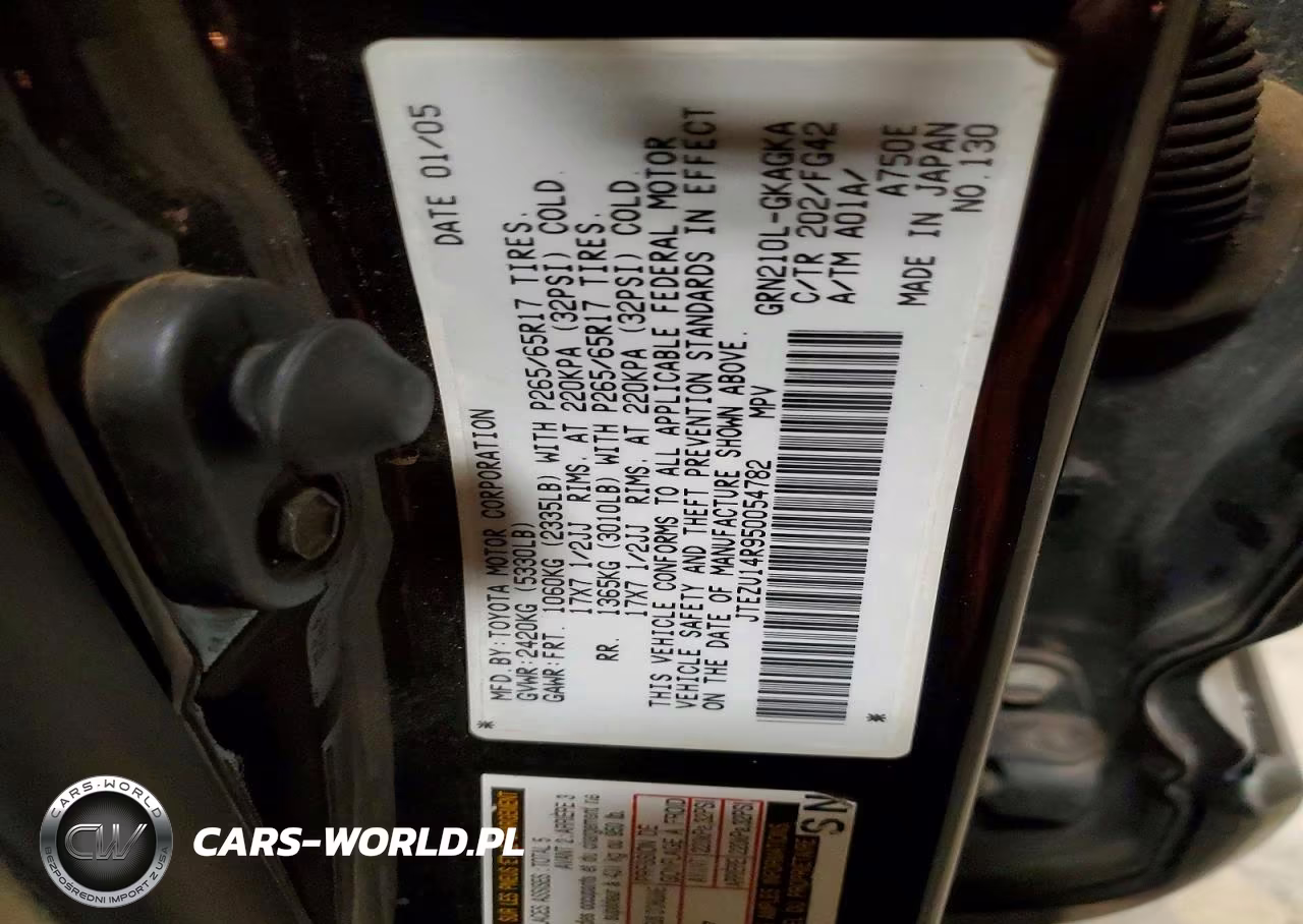 2005 Toyota 4Runner Sr5 VIN:JTEZU14R950054782 - 13