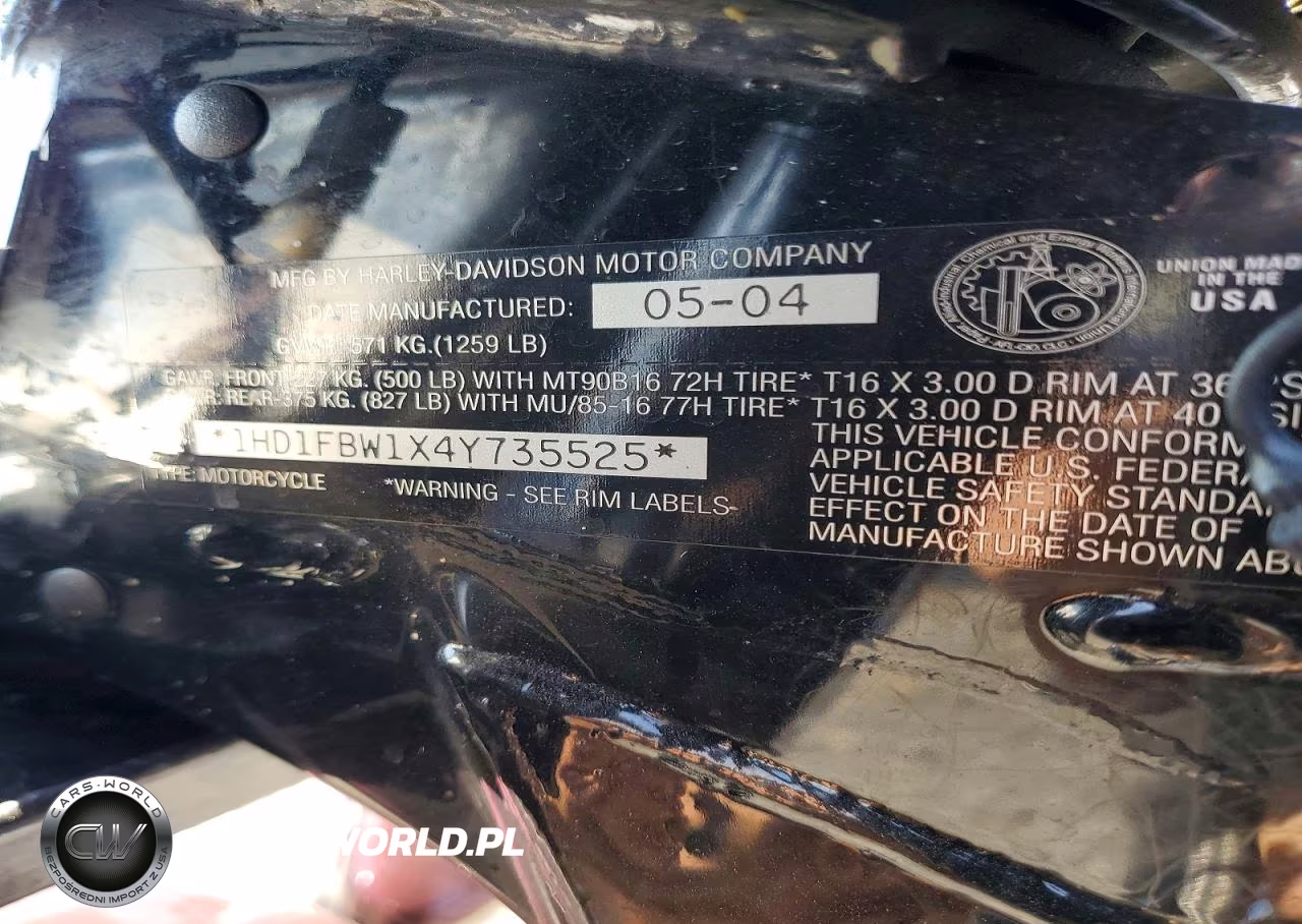 2004 Harley-Davidson Flhri VIN:1HD1FBW1X4Y735525 - 8