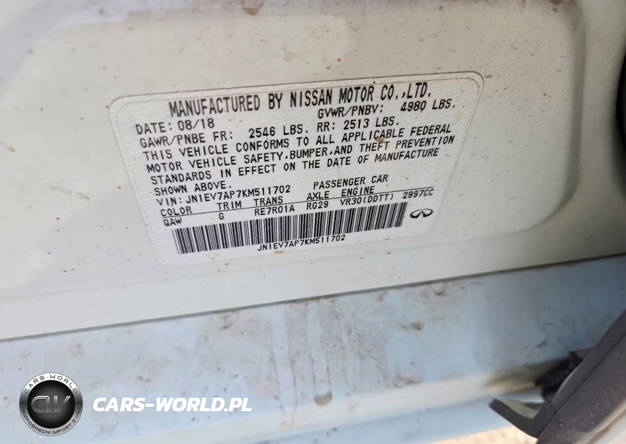 2019 Infiniti Q50 Luxe VIN:JN1EV7AP7KM511702 - 12