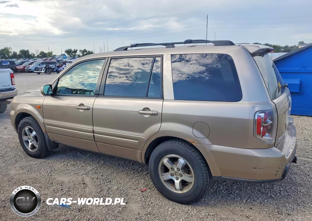 2007 Honda Pilot Exl VIN:5FNYF18547B010064 - 2