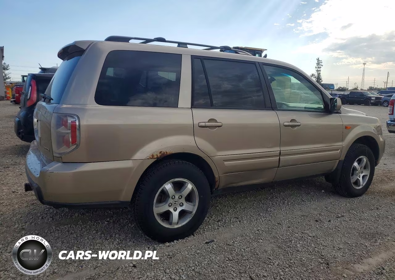 2007 Honda Pilot Exl VIN:5FNYF18547B010064 - 3