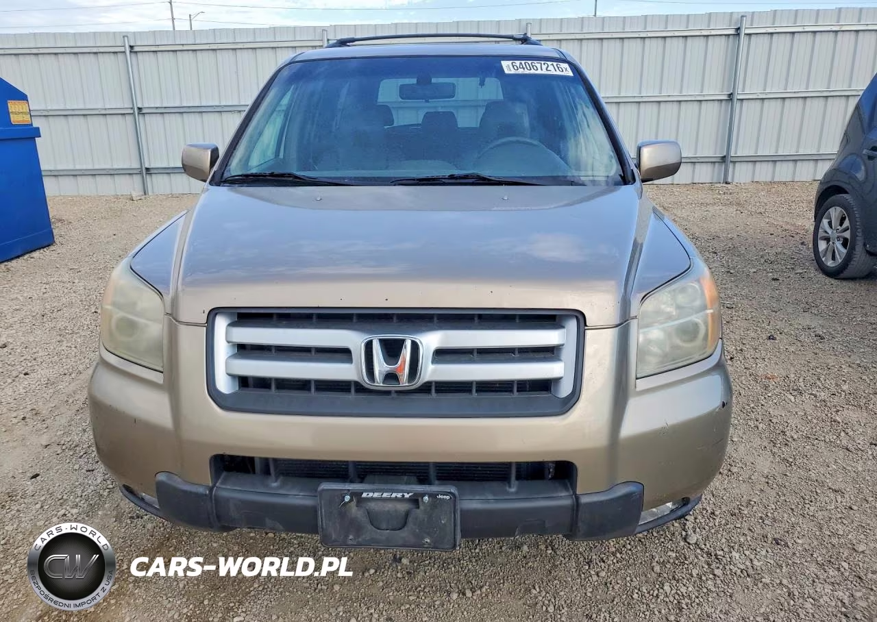 2007 Honda Pilot Exl VIN:5FNYF18547B010064 - 5
