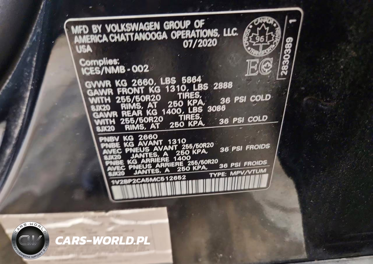 2021 Volkswagen Atlas Sel VIN:1V2BP2CA5MC512652 - 13