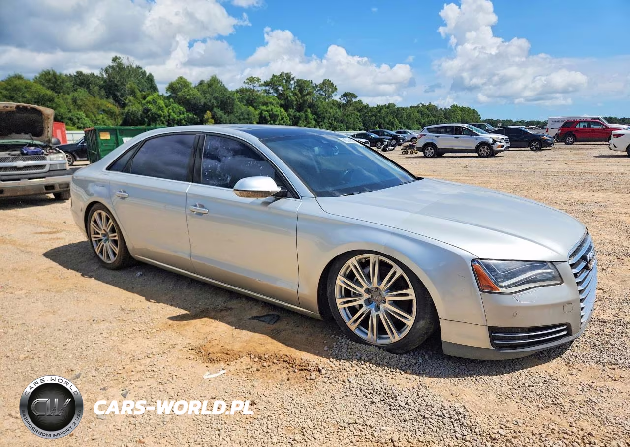 2013 Audi A8 L Quattro VIN:WAURGAFD0DN013971 - 4