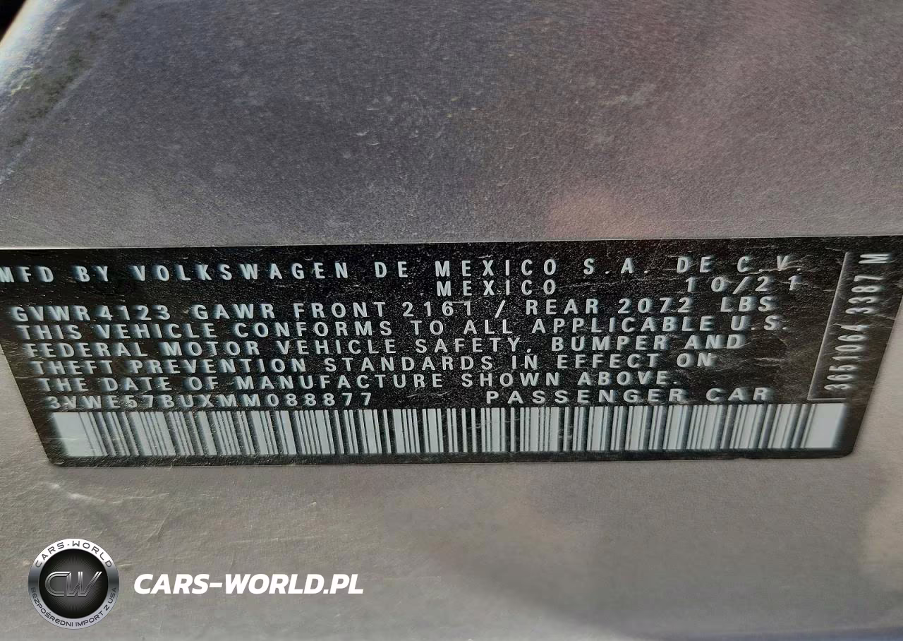 2021 Volkswagen Jetta Sel VIN:3VWE57BUXMM088877 - 12