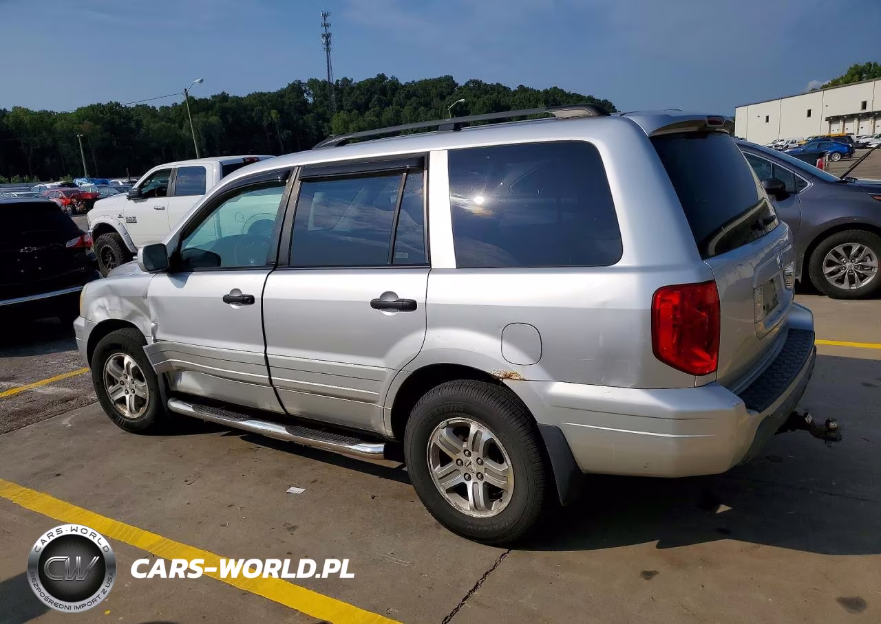 2005 Honda Pilot Exl VIN:2HKYF18535H507282 - 2