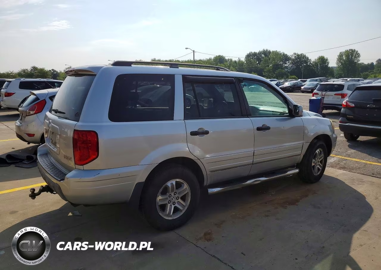 2005 Honda Pilot Exl VIN:2HKYF18535H507282 - 3