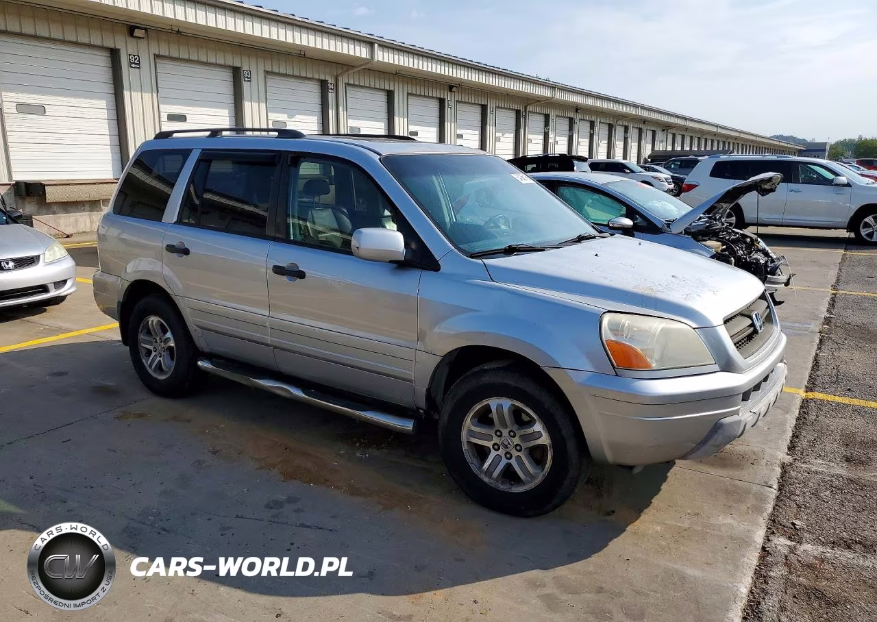2005 Honda Pilot Exl VIN:2HKYF18535H507282 - 4