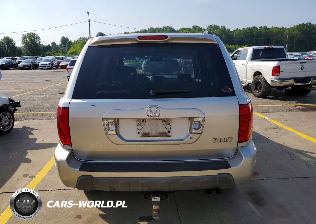 2005 Honda Pilot Exl VIN:2HKYF18535H507282 - 6