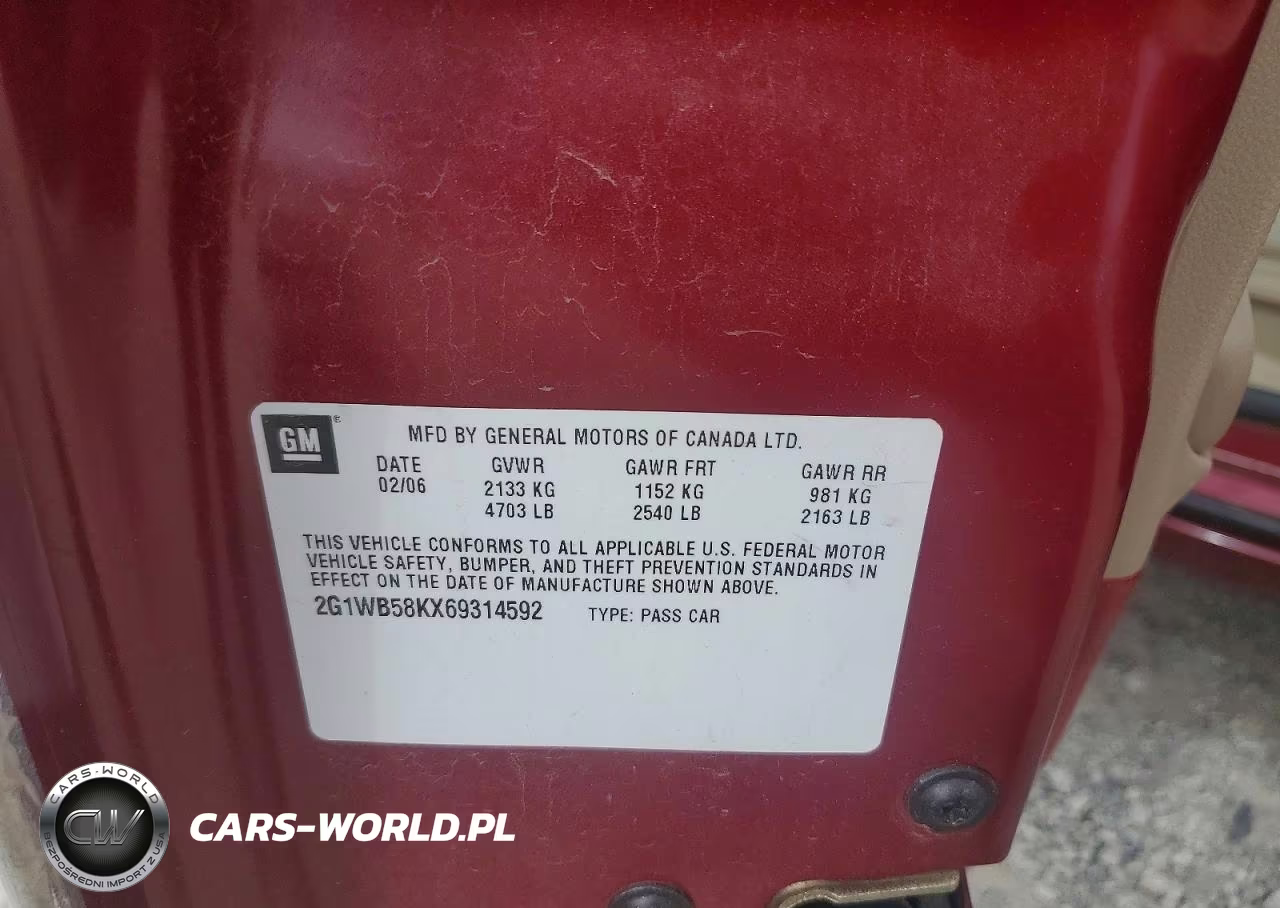 2006 Chevrolet Impala Ls VIN:2G1WB58KX69314592 - 12