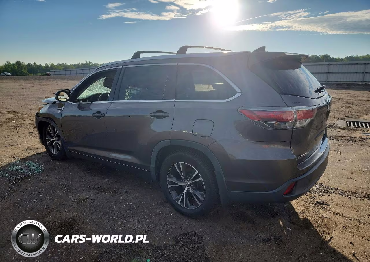2016 Toyota Highlander Xle VIN:5TDJKRFH0GS231150 - 2