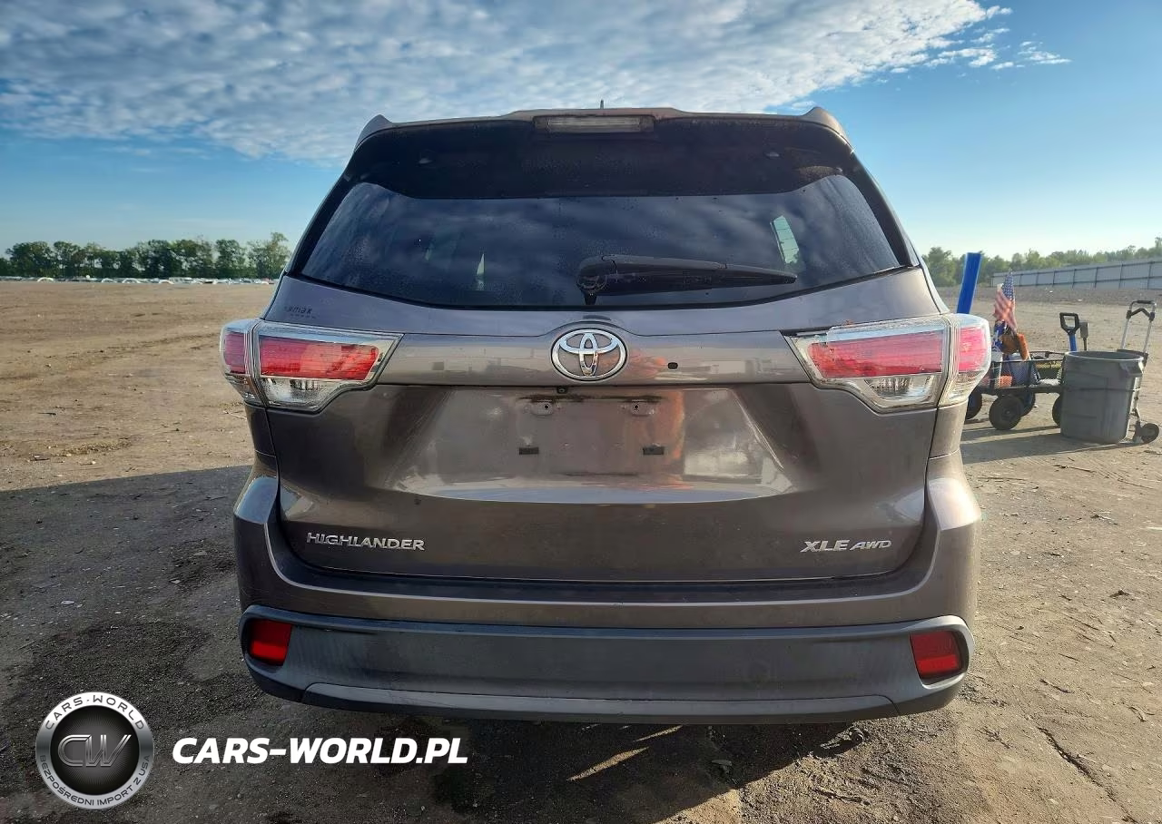 2016 Toyota Highlander Xle VIN:5TDJKRFH0GS231150 - 6
