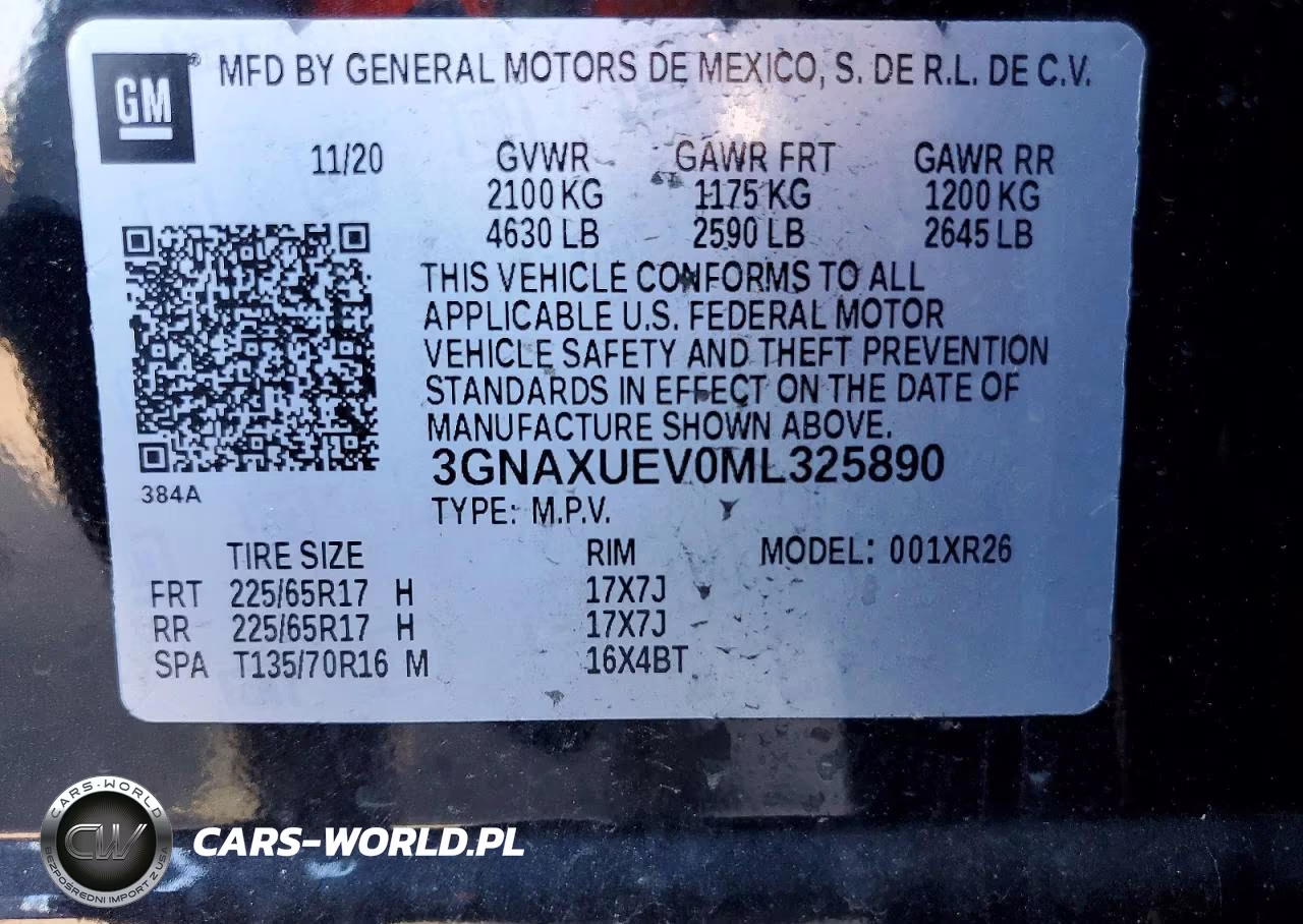 2021 Chevrolet Equinox Lt VIN:3GNAXUEV0ML325890 - 13
