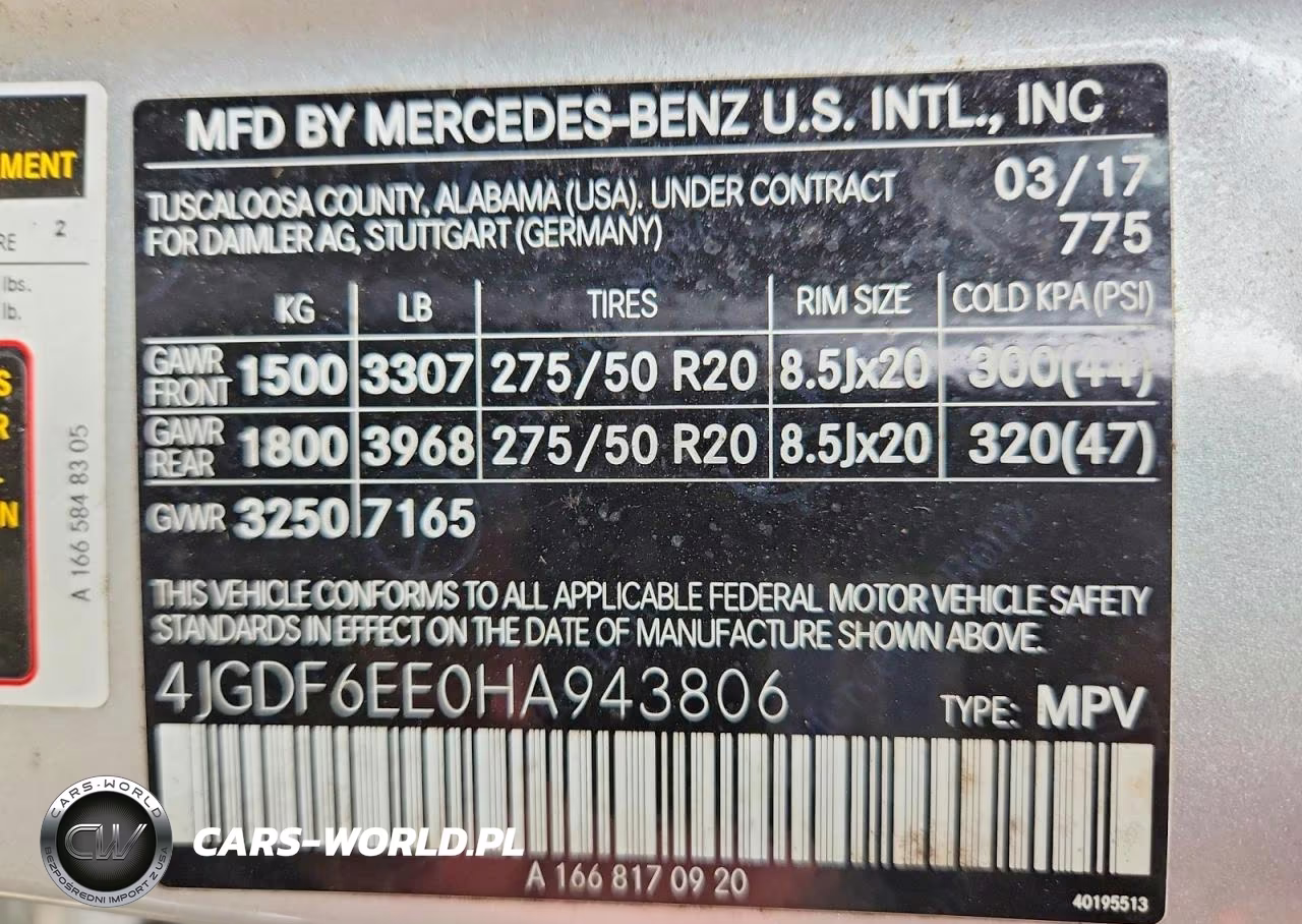 2017 Mercedes-Benz Gls 450 4Matic VIN:4JGDF6EE0HA943806 - 13