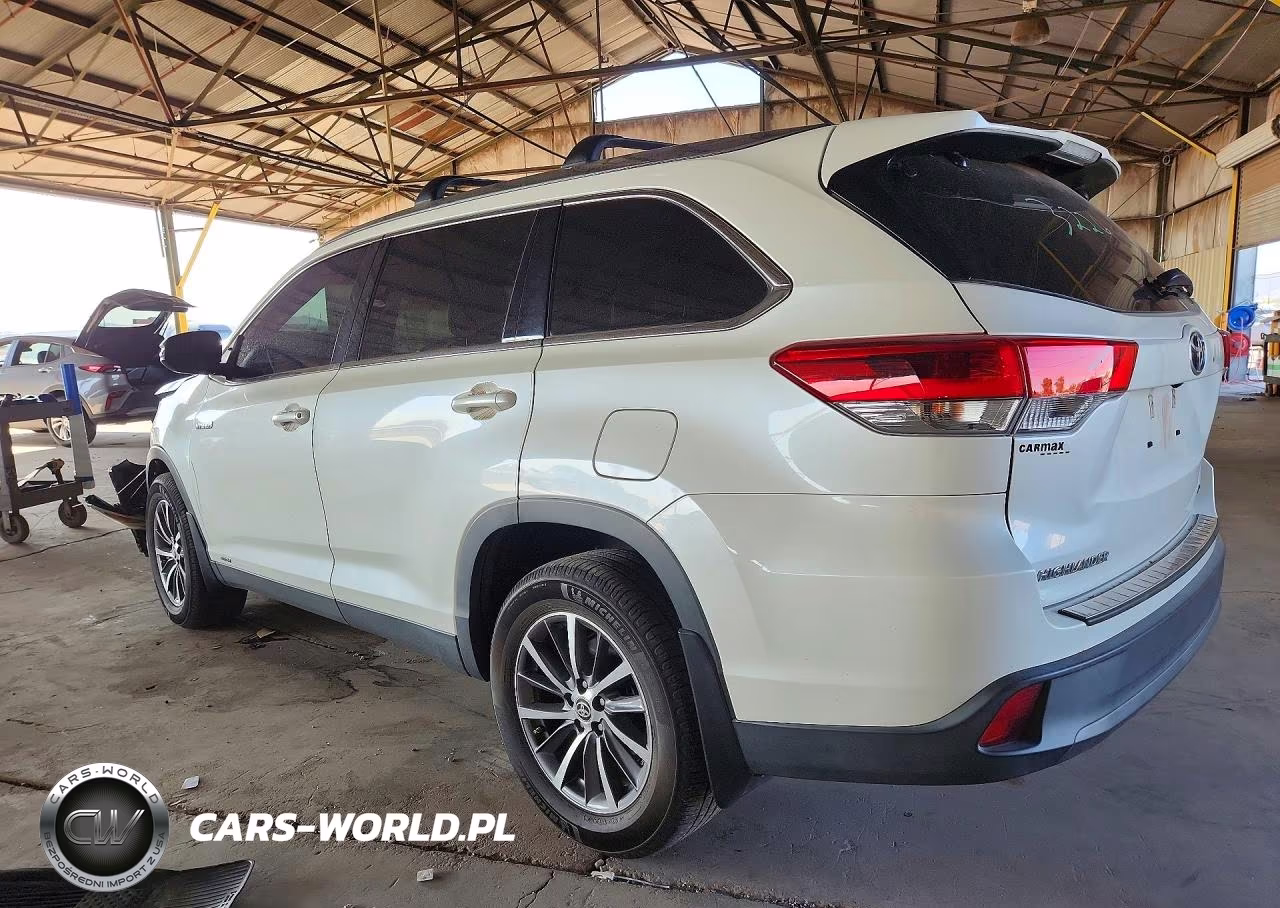 2019 Toyota Highlander Hybrid Xle VIN:5TDJGRFH3KS078595 - 2