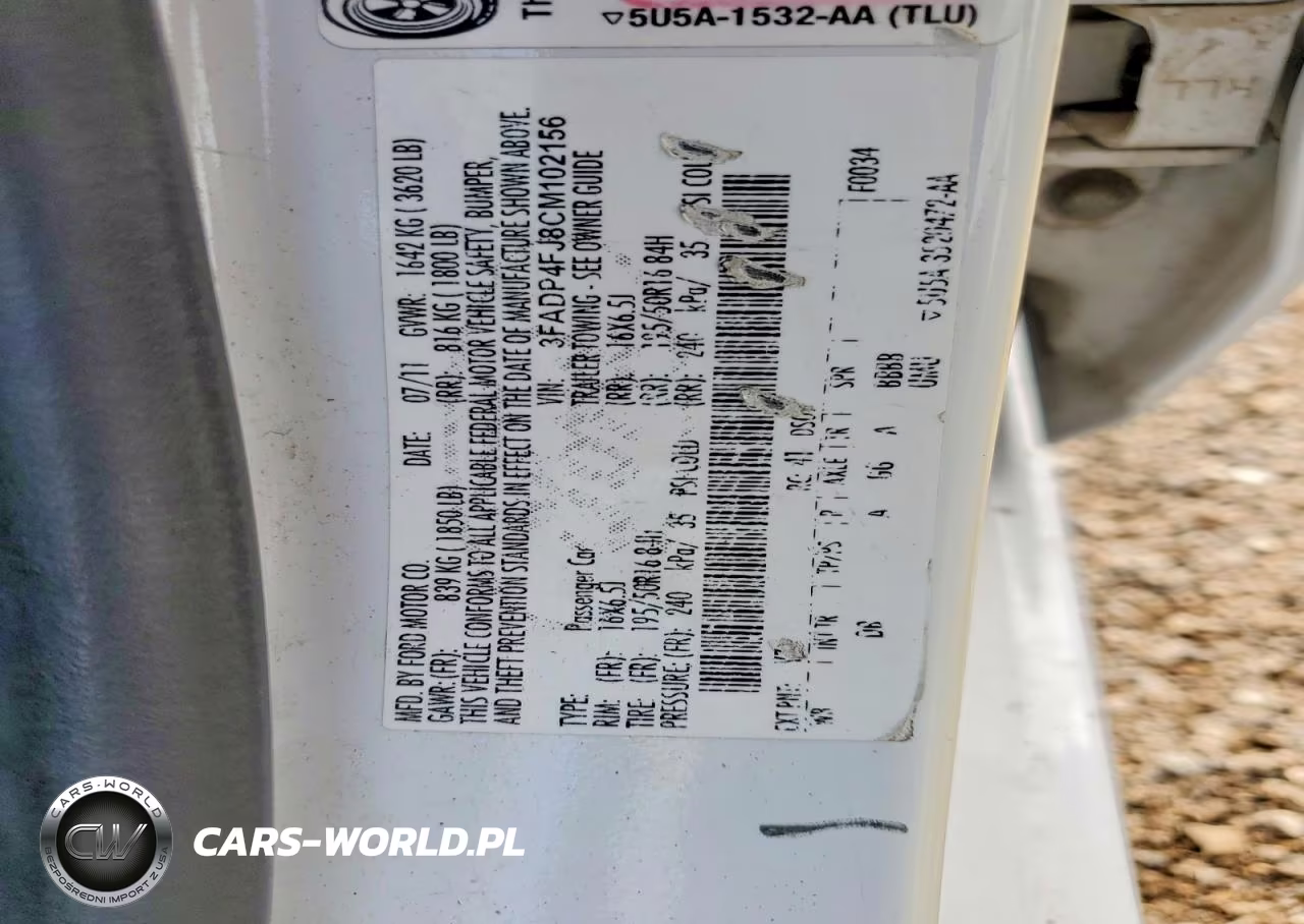 2012 Ford Fiesta Ses VIN:3FADP4FJ8CM102156 - 12