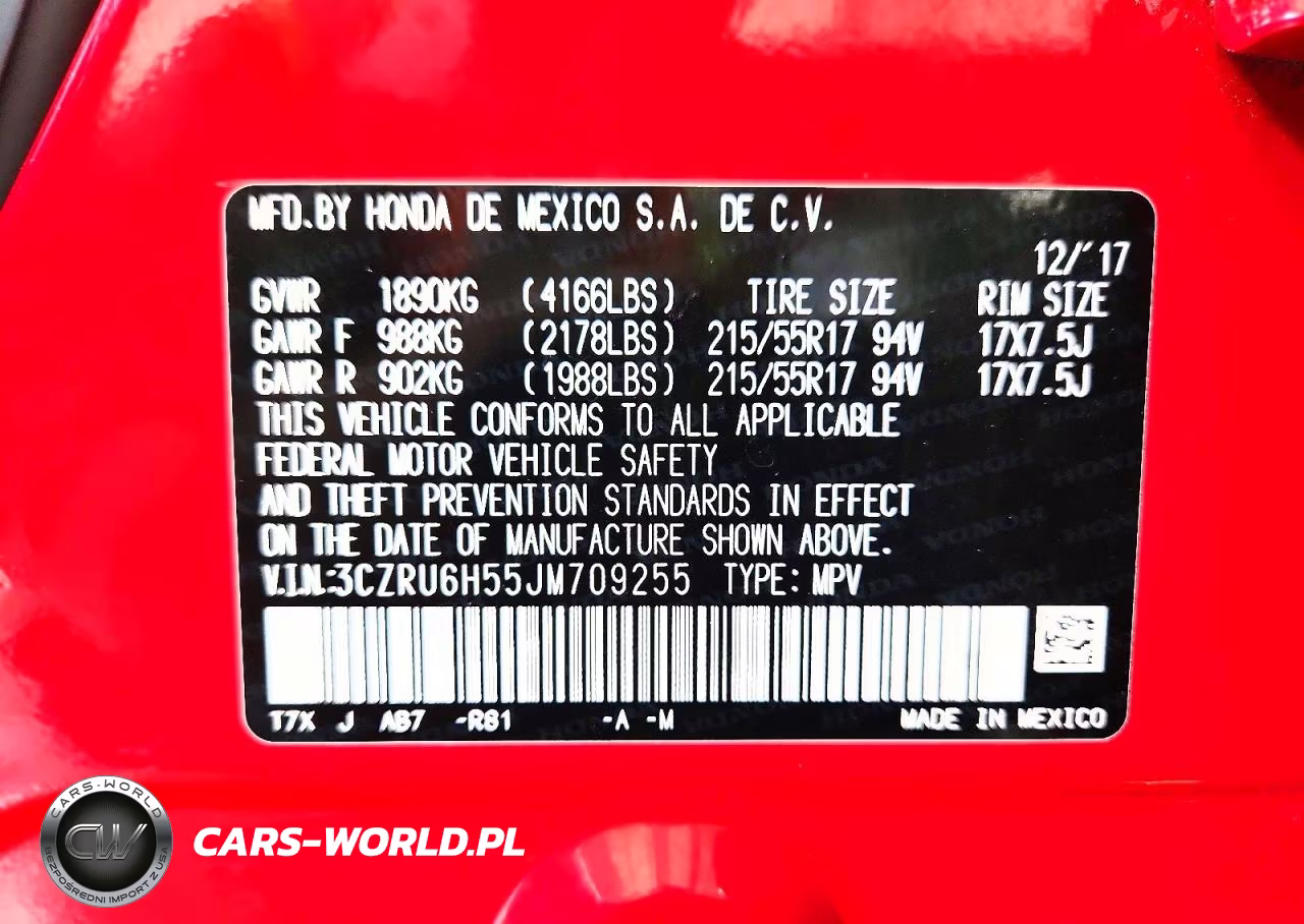 2018 Honda Hr-V Ex VIN:3CZRU6H55JM709255 - 12