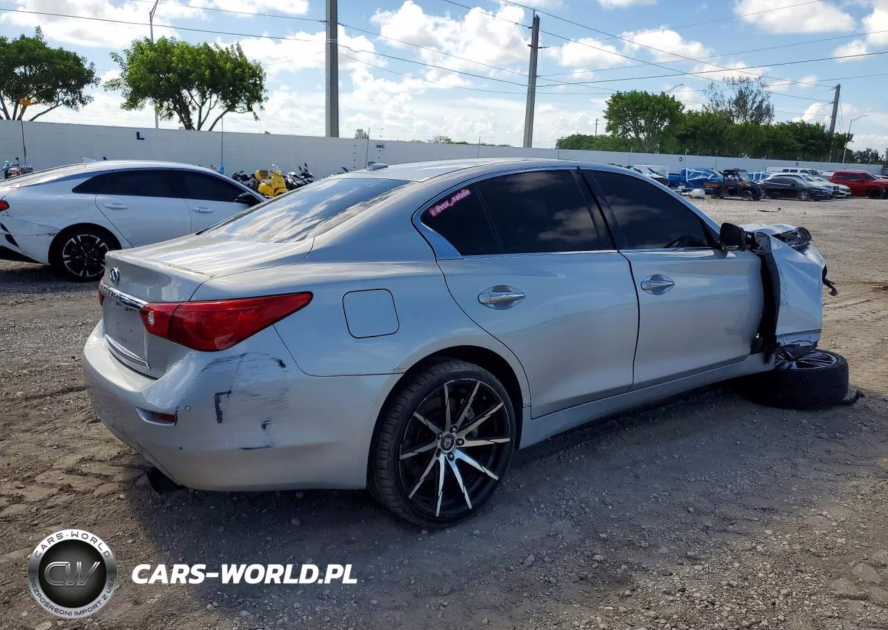 2014 Infiniti Q50 Base VIN:JN1BV7AR1EM701603 - 3