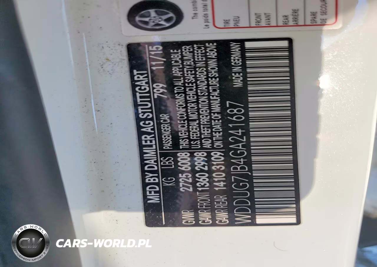 2016 Mercedes-Benz S 63 Amg VIN:WDDUG7JB4GA241687 - 12