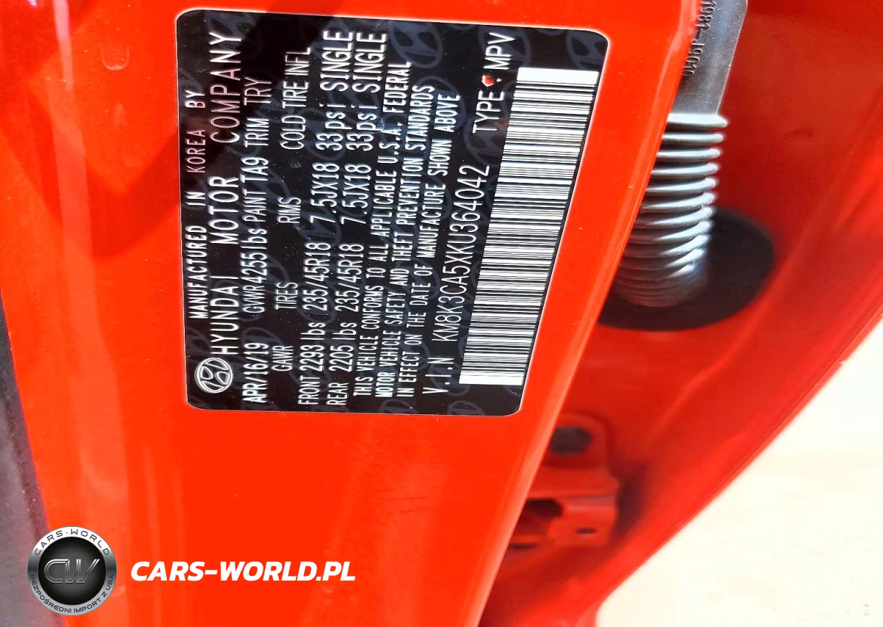 2019 Hyundai Kona Limited VIN:KM8K3CA5XKU364042 - 13