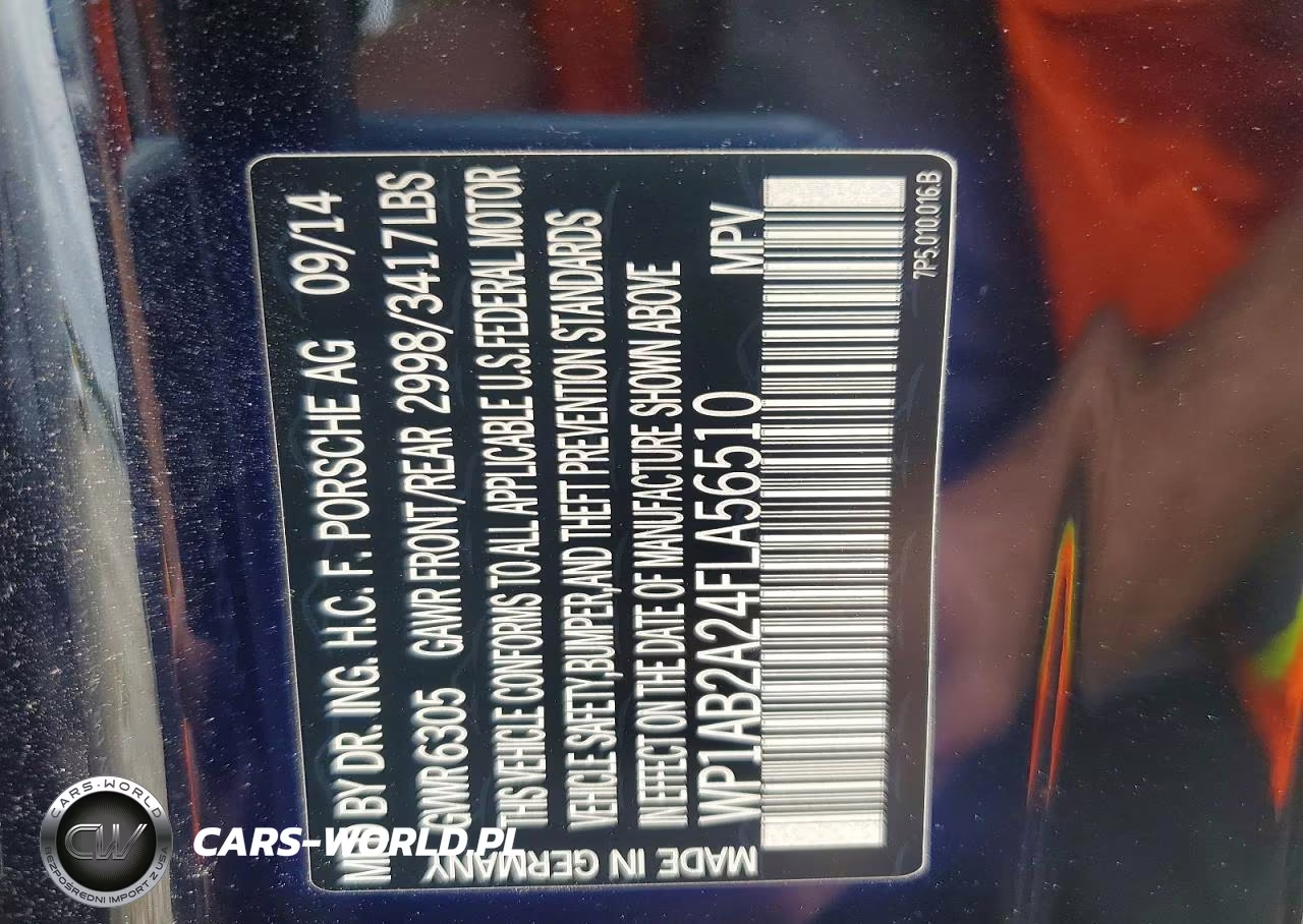 2015 Porsche Cayenne S VIN:WP1AB2A24FLA56510 - 13