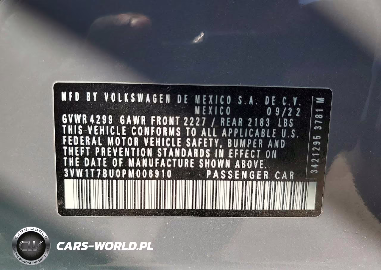 2023 Volkswagen Jetta Gli Autobahn VIN:3VW1T7BU0PM006910 - 12