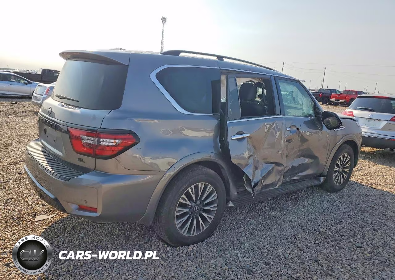 2023 Nissan Armada Sl VIN:JN8AY2BA1P9404451 - 3