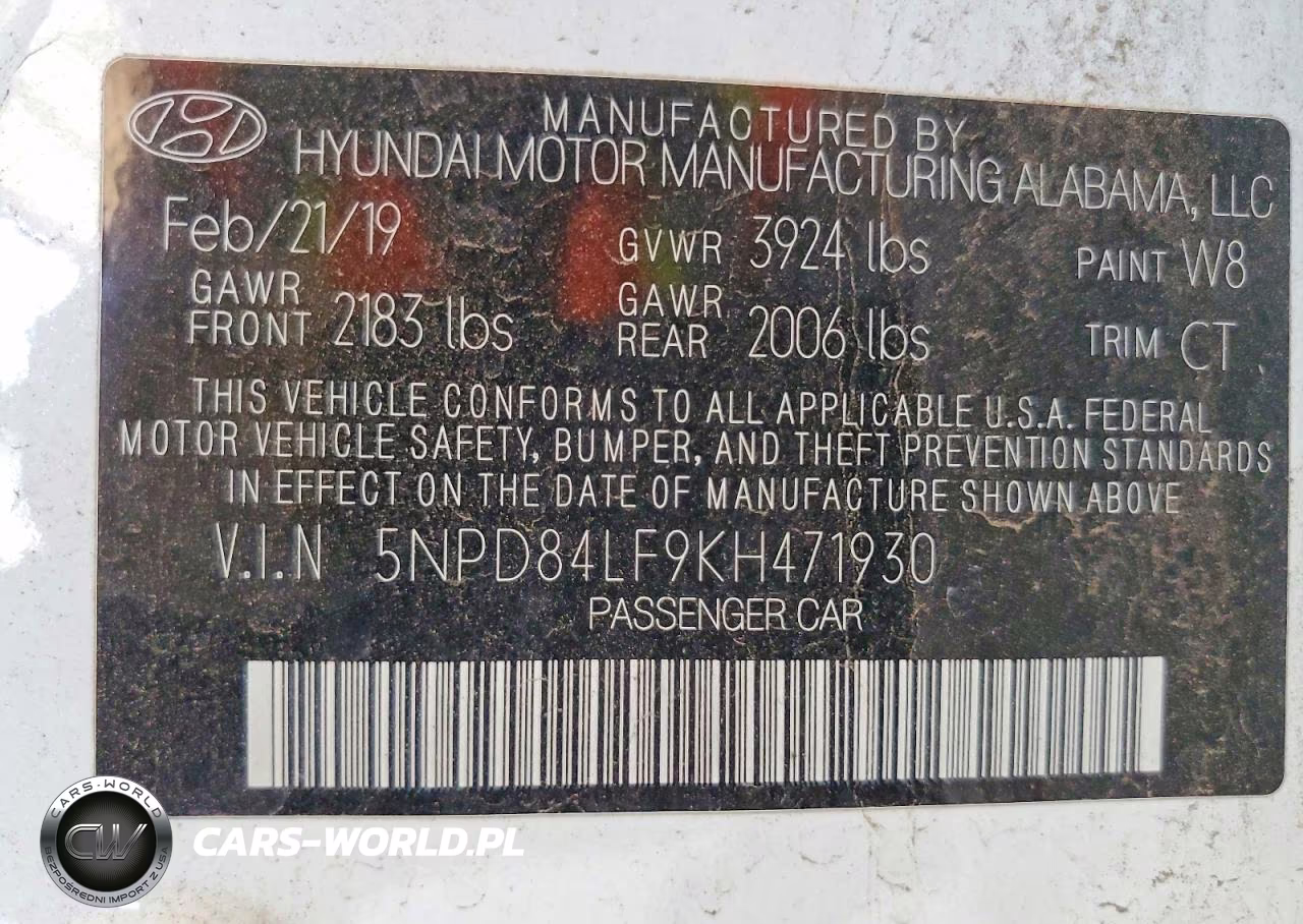 2019 Hyundai Elantra Sel VIN:5NPD84LF9KH471930 - 13