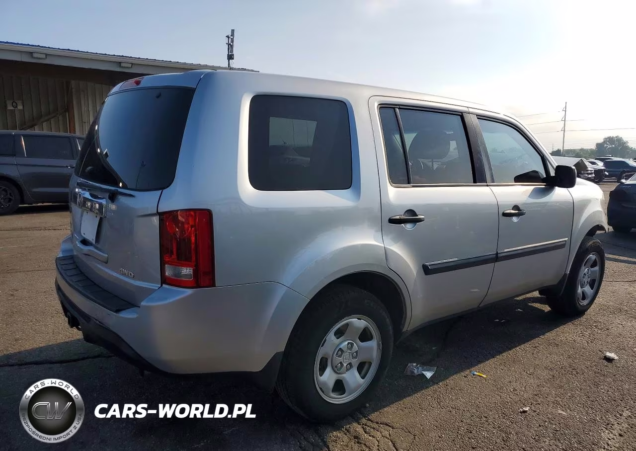 2015 Honda Pilot Lx VIN:5FNYF4H23FB034829 - 3
