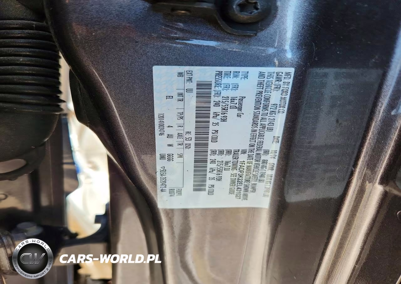 2014 Ford Focus Se VIN:1FADP3K22EL431027 - 12