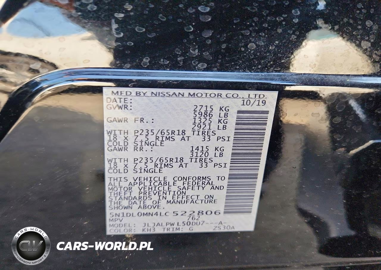 2020 Infiniti Qx60 Pure VIN:5N1DL0MN4LC522806 - 14